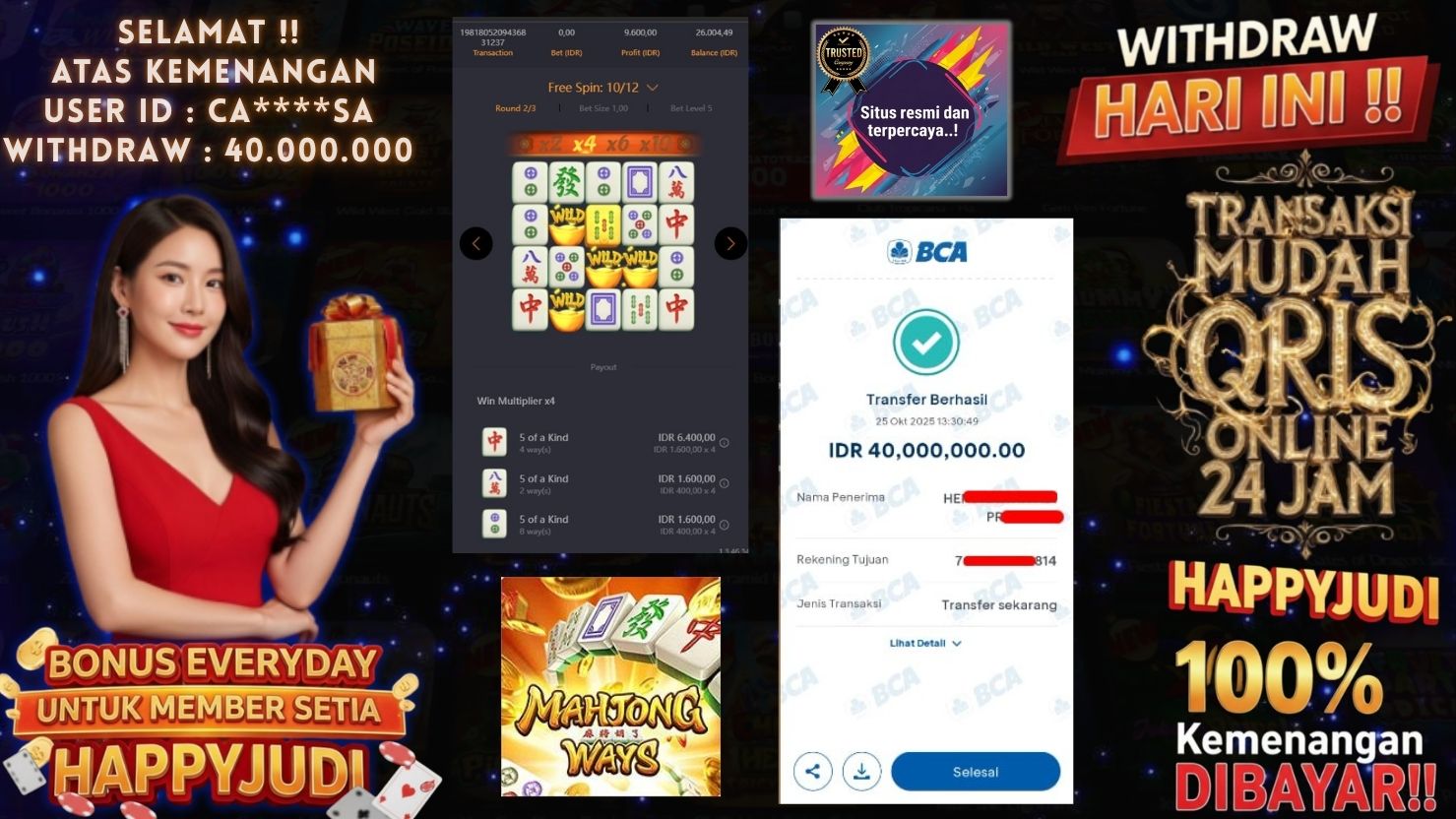 HAPPYJUDI JACKPOT SLOT MAHJONG WAYS